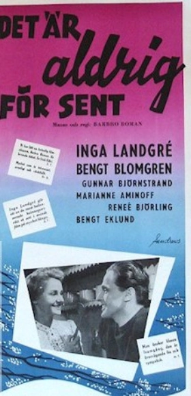 It Is Never Too Late - Det är aldrig för sent (1956)